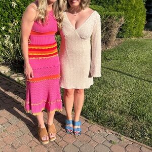 Never Fully Dressed Sequin White/Cream Dress